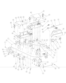 Fabricated Cutter Deck Diagram and Parts List for M60-KW LC-53BB5GFX750-29HP-DFI-OHV-LC Cub Cadet Lawn Tractor